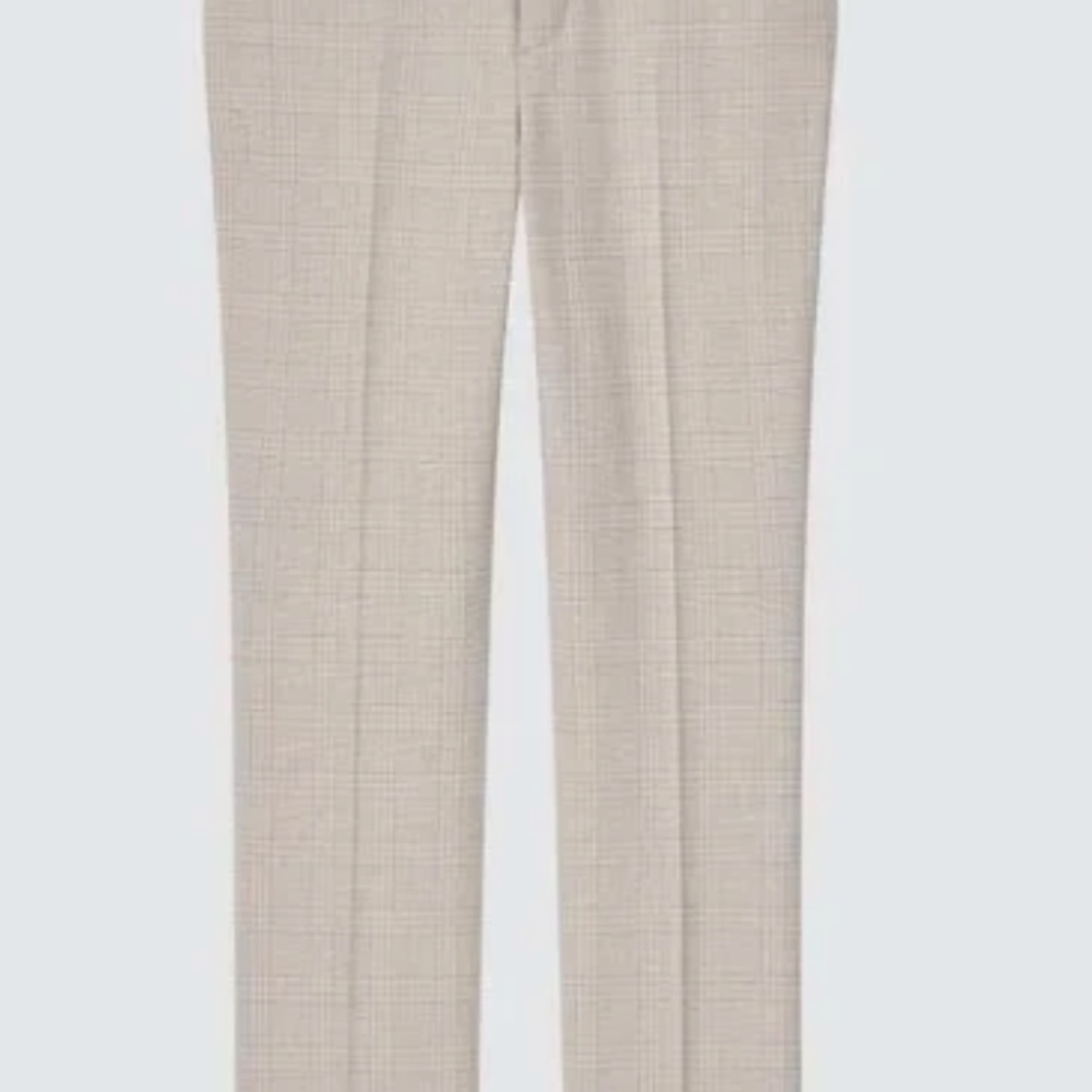 Uniqlo Smart Ankle Pants in Glen Check